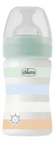 Chicco NaturalFeeling 250 ml Biberón Silicona 4m+ flujo ajustable