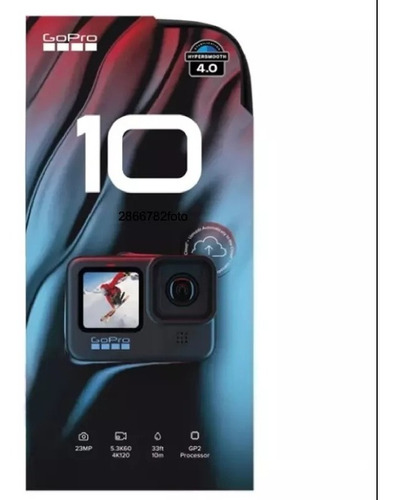 Imagen 4 de 5 de Camara Gopro Hero 10 Black 5.3k 60 Ultra Hd 23mp Waterproof