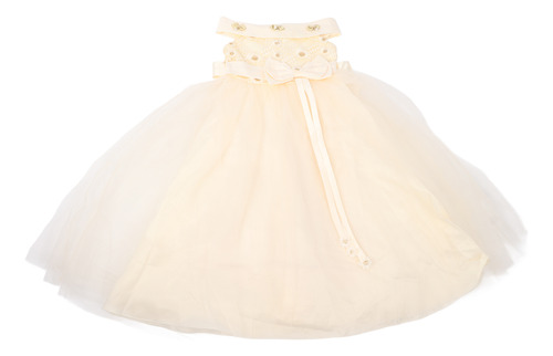 Vestido Formal Con Lazo Para Niña, Decoración Con Forma De F