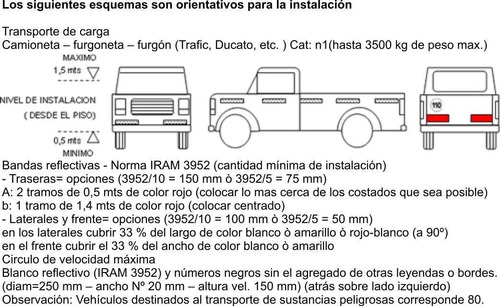« Cinta Reflectiva Vehicular I.3952/5 Blanca »