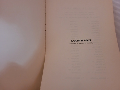 Imagen 4 de 8 de L Ambigu Juan Filloy 1° Edicion 1982 Maccio Hnos Editores