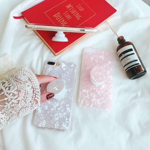 Case Marmol + Pop iPhone Galaxy Huawei Dama Hombre Mujer