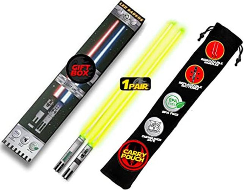 Light Up Star Wars Palillos De Sable Con Luz Led