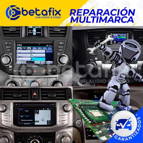 Imagen 3 de 7 de Reparación Radios Toyota Highlander Lexus Camry Multimarca
