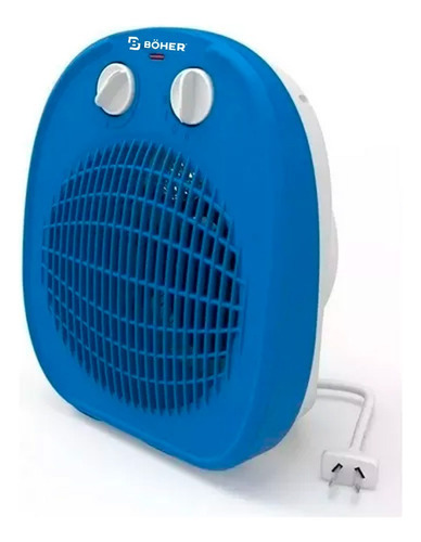 Caloventor Eléctrico Boher Ic-01 1800w Azul. Color Azul