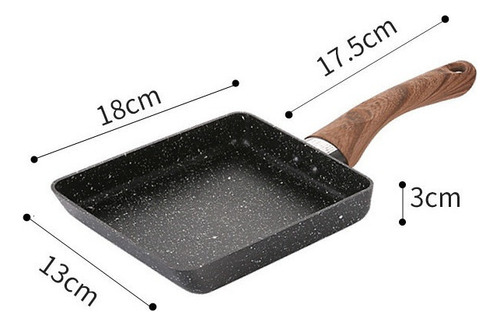 Nuevo Olla For Tortilla Cuadrada Antiadherente Tamago Con