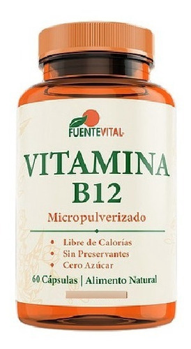 Vitamina B12 60 Cápsulas Vegetales