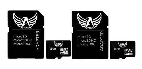Imagem 1 de 2 de Cartão De Memória Altomex 16gb Classe 10 Original Kit