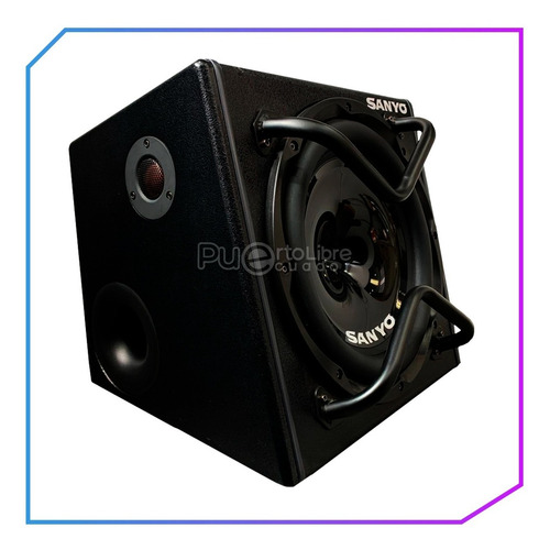 Imagen 9 de 10 de Sanyo Potente Bajo Subwoofer Amplificado 1400w + Kit Cables