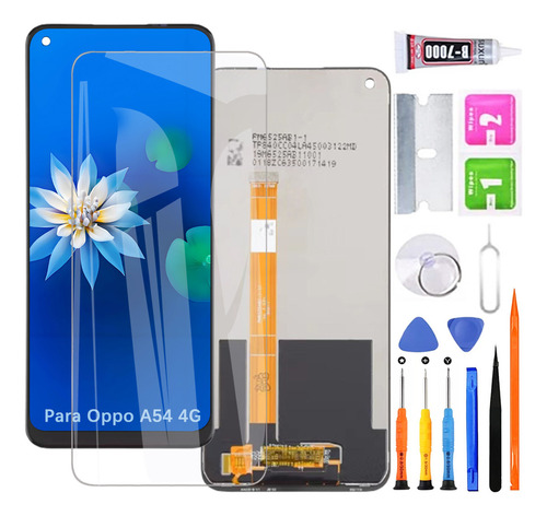 Pantalla para oppo a54 4g cph2239 display H&lycyj h&lycyj00110 marco negro