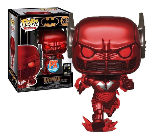 Funko Pop Dc Comics Batman 283 Red Death Metal Exclusivo