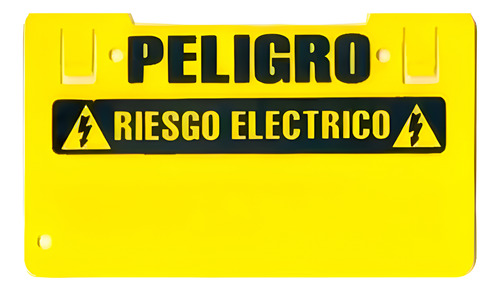 Alarma Cerco Eléctrico Amarillo - 2 Unidades De Peligro