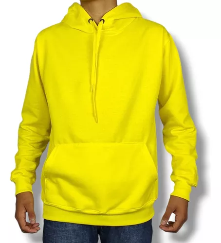 Sudadera Amarilla Hombre