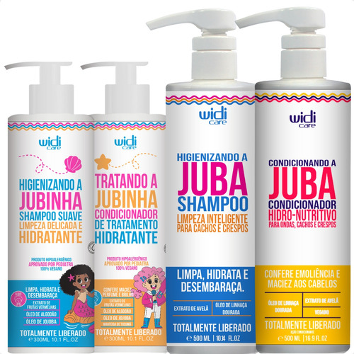 Kit Juba E Jubinha Shampoo E Condicionador Widi Care