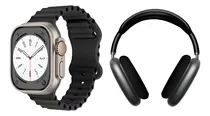 Comprar Smartwatch T900 Ultra + P9 Max Combo Negro 19mm Táctil