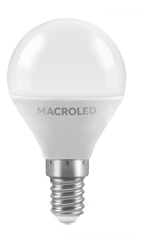 Lampara Led E14 Gota Macroled 6w=40w Blanco Frio 6000k