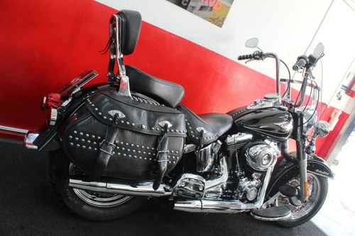 Imagem 3 de 11 de Harley Davidson Softail Heritage Classic 2010 Preta Preto