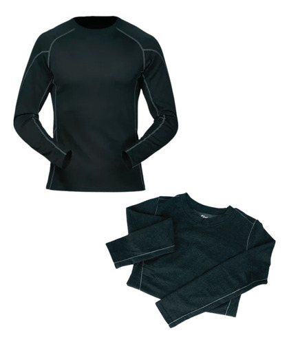 Camiseta Primera Capa Algodón Invierno Deportiva
