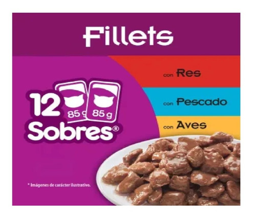 Alimento Para Gato Whiskas 12 Pzas De 85 G.