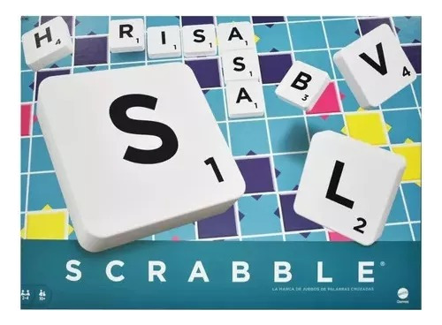 Scrabble Azul Original Juego De Mesa Familiar Portatil 