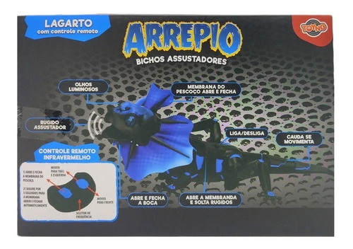Imagem 3 de 3 de Brinquedo Com Controle Remoto Lagarto Assustador Toyng
