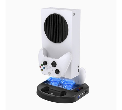 Soporte De Carga Vertical Xbox Series S, 3 Usb + Refrigerado