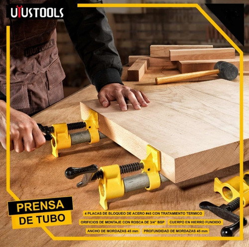 Imagen 2 de 6 de Prensa Ajustable Pony 3/4 X 4 Unidades Pcl034 Uyustools