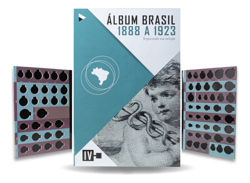 1  Álbum De Moedas Brasileiras Réis 1888 A 1923 Barato