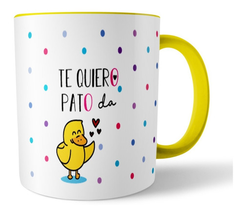 Taza Para Parejas 14 De Febrero Pareja De Patitos Kawaii