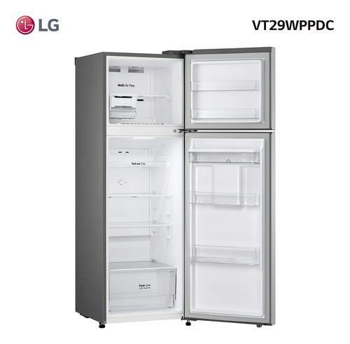Heladera Lg Inverter 254 Lt Auto Defrost Vt29wppdc Queoferta Plateado