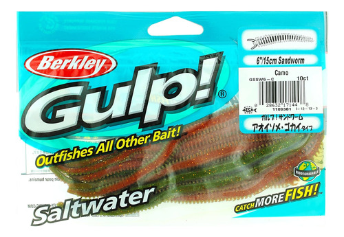 Gulp  Saltwater 2  5 Cm Sandworm, New Penny (paquete De...