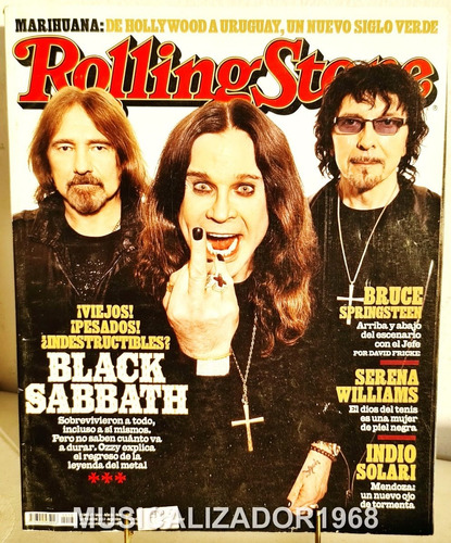 Revista Rolling Stone 186 Sep 2013 Black Sabbath + Envíos