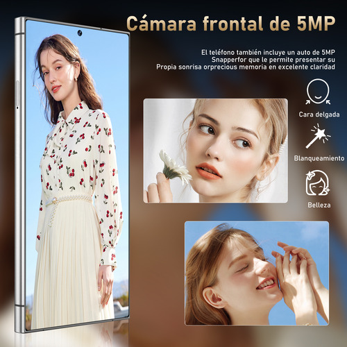 Android Celulares 4g C24 Pro 6.56 Pulgadas Barato Ram3gb Y Rom64gb Rosa