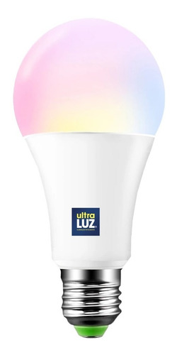 Smart Lâmpada Inteligente Google Wifi 10w Led Comp. Alexa Cor da luz RGB