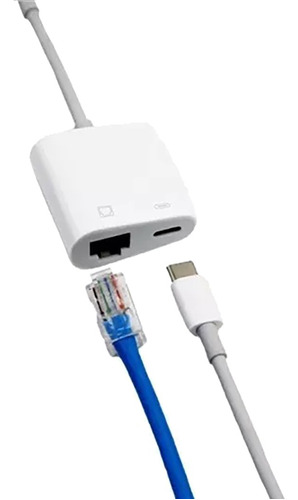 Adaptador Tipo-c A Rj45 Lan Gigabit Ethernet 10/100/1000mbps