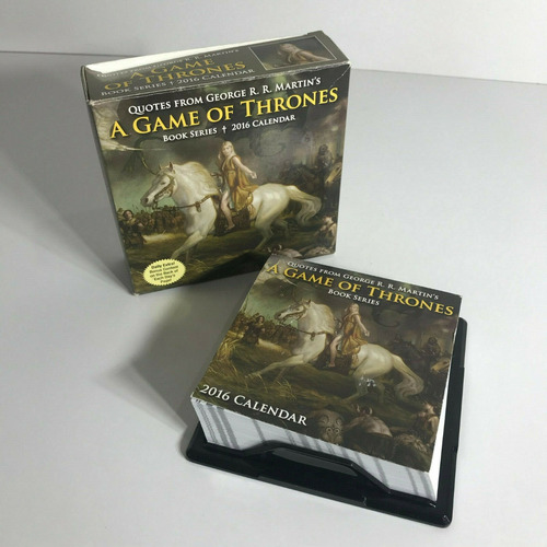 Libro De Citas + (calendario) 2016 A Game Of Thrones *sk
