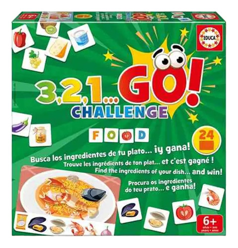 Juego De Mesa 3,2,1 Go Challenge Food