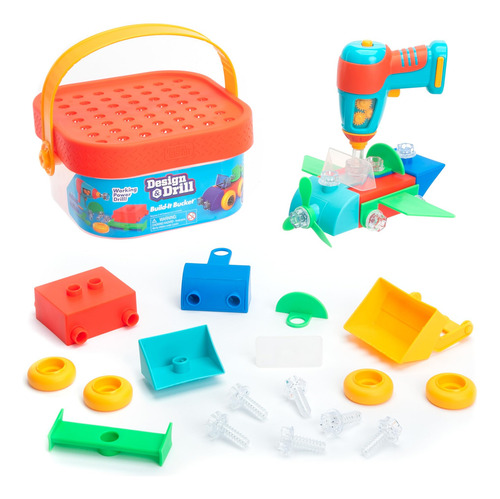 Educational Insights Design & Drill Build-it Cubo Con Tala