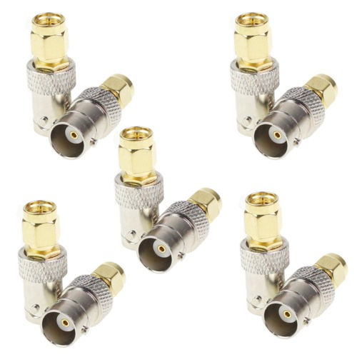 10 X Sma Hembra A Bnc Hembra Coaxial Coxial Rf Conector Cone