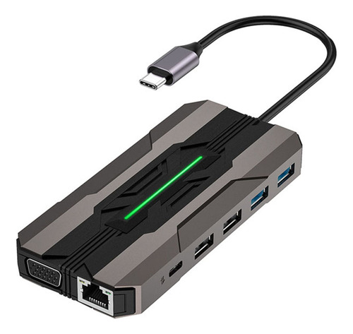 Estaciones De Acoplamiento Usb C Hub 13 En 1, Lector De Tarj