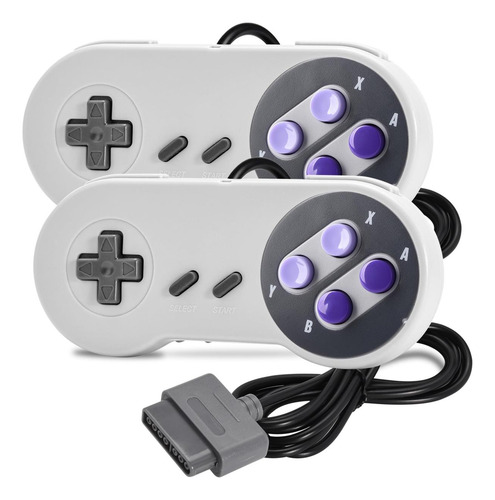 Saffun 2 Pacote Com Fio Snes Gamepad, Snes Controller Totalm