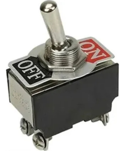 Chave Liga/desliga 10a 4 Polos Alavanca Metal