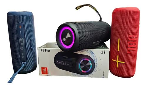 Parlante Portatil Bluetooth Compatible Para P3 Negro