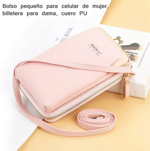 WYAQJLV Pequeñas bolsas cruzadas para mujer, cartera de lujo de cuero  vegano, bolso para teléfono celular, bolso de hombro de diseñador, Café