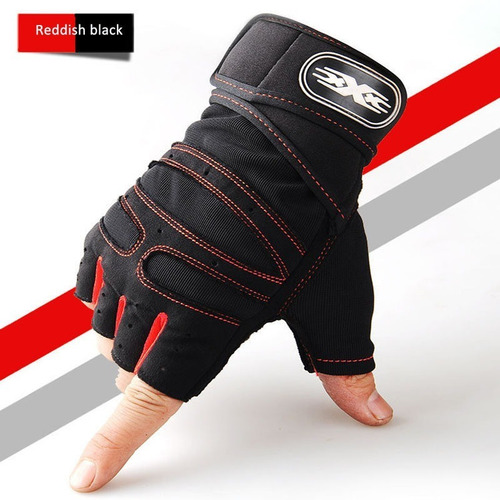 Imagen 6 de 10 de Guantes De Gimnasio Ejercicio Pesas Entrenamiento Y Trekking