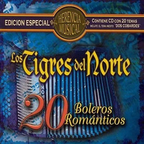 Los Tigres Del Norte Cd 20 Boleros Romanticos 2003 Nuevo 