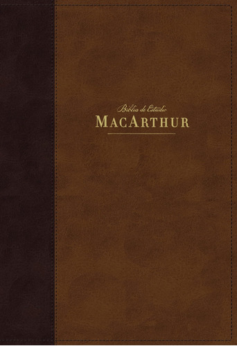 Libro: Nbla Biblia De Estudio Macarthur, Leathersoft, Café, 