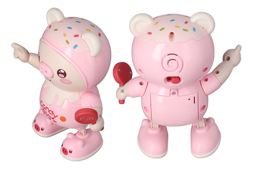 Pink Interactive Dancing Pig Toy Electronic Piglet Cool