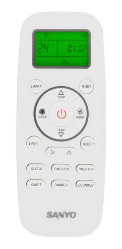 Imagen 9 de 9 de Aire Acondicionado Sanyo Split Frío/calor 4472 Frigorías Blanco 220v Kcs50ha4cpi