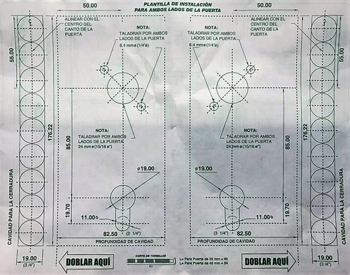 Imagen 4 de 4 de Cerradura Chapa - Alta Seguridad 60 Mm- Dexter Deluxe 6516